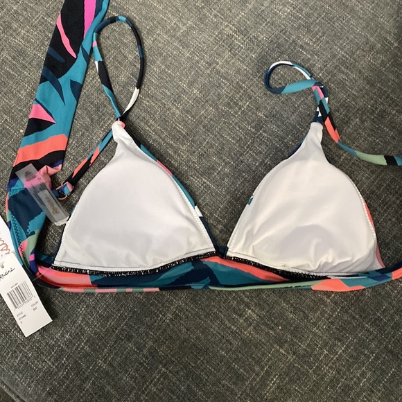2 For $10 Raisins Color Block Bikini Top - Picture 4 of 4